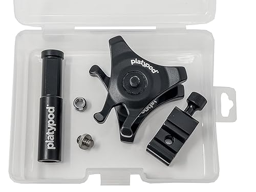 Platypod Super Adapter Survival Kit - Multi-Mount Camera Support Accessories for Hot Shoe, Tripods, Platypod Systems, and Photography Gear