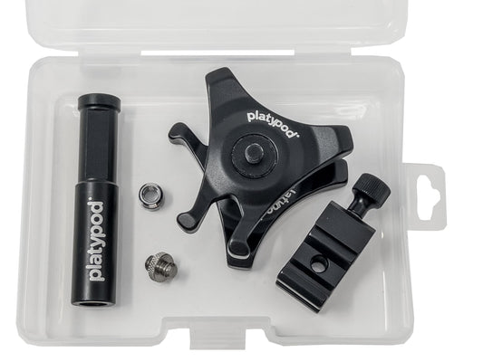 Platypod Super Adapter Survival Kit - Multi-Mount Camera Support Accessories for Hot Shoe, Tripods, Platypod Systems, and Photography Gear