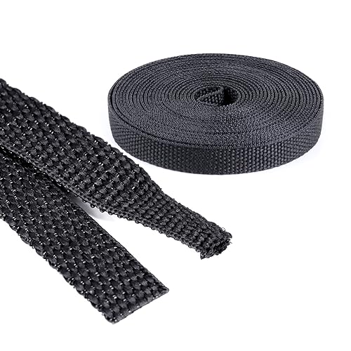 SUNNAREPOON Black Heat Shrink Tubing Car Wiring Cover, Tough and Durable Fabric Shrinkable Sleeve for Automotive Wires/Audio Video Cable/Multi-Cable
