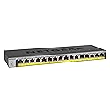 NETGEAR 16-Port Gigabit Ethernet Unmanaged PoE Switch (GS116PP) - with 16 x PoE+ @ 183W, Desktop, Wall Mount or Rackmount, and Limited Lifetime