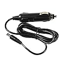 HQRP 2.1mm x 5.5mm Car Charger fits TVs, Radio, Boombox, Handheld Scanner, Radar Laser Detector, Portable DVD Player, Speakers GPS with A Cigarette