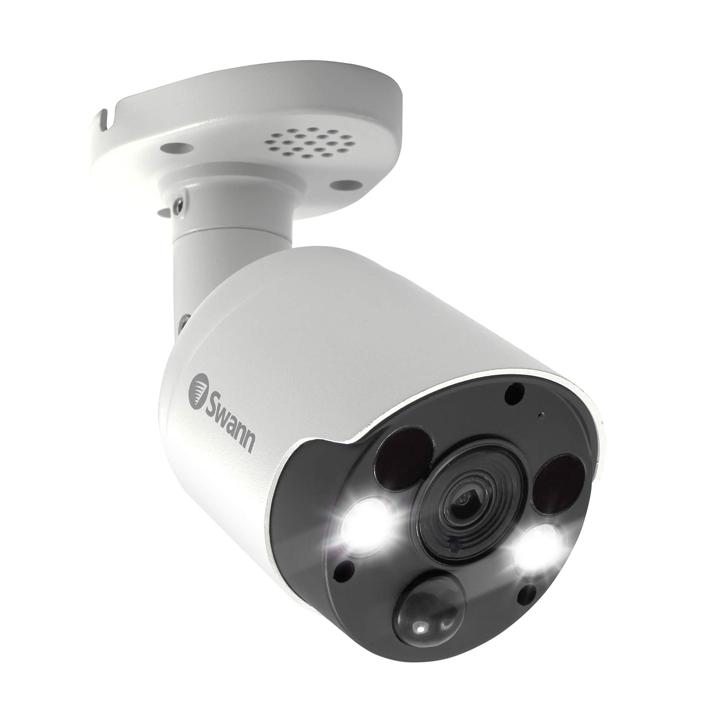 Swann Home Security Camera, POE Cat5e NVR 4K HD Video, Indoor or Outdoor Wired Surveillance CCTV, Color Night Vision, Heat Motion Detection, LED