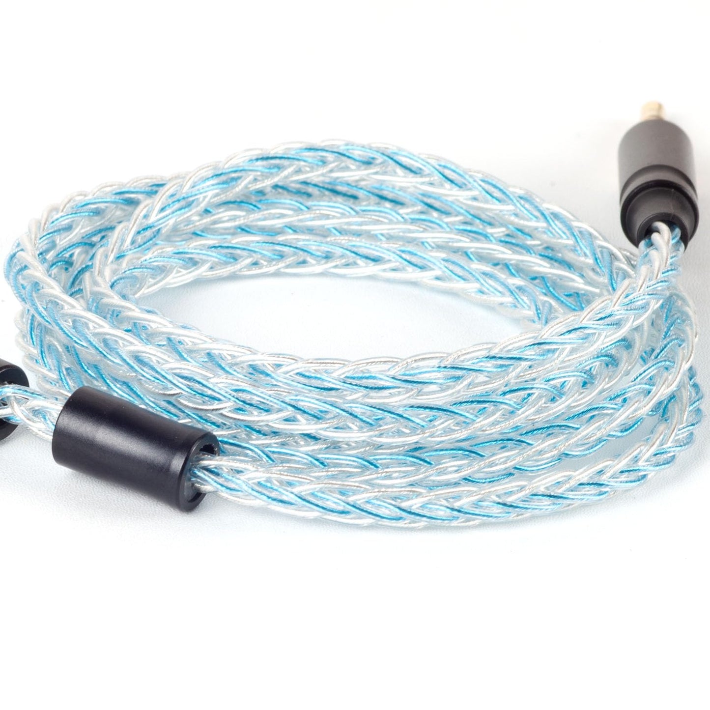 QZXYHYN 8 Core Braided Headphone Upgrade Cable, Headphone Replacement Cable, Silver-Plated Copper Upgrade Cable for Shure SE215 SE535 TIN Audio T2…