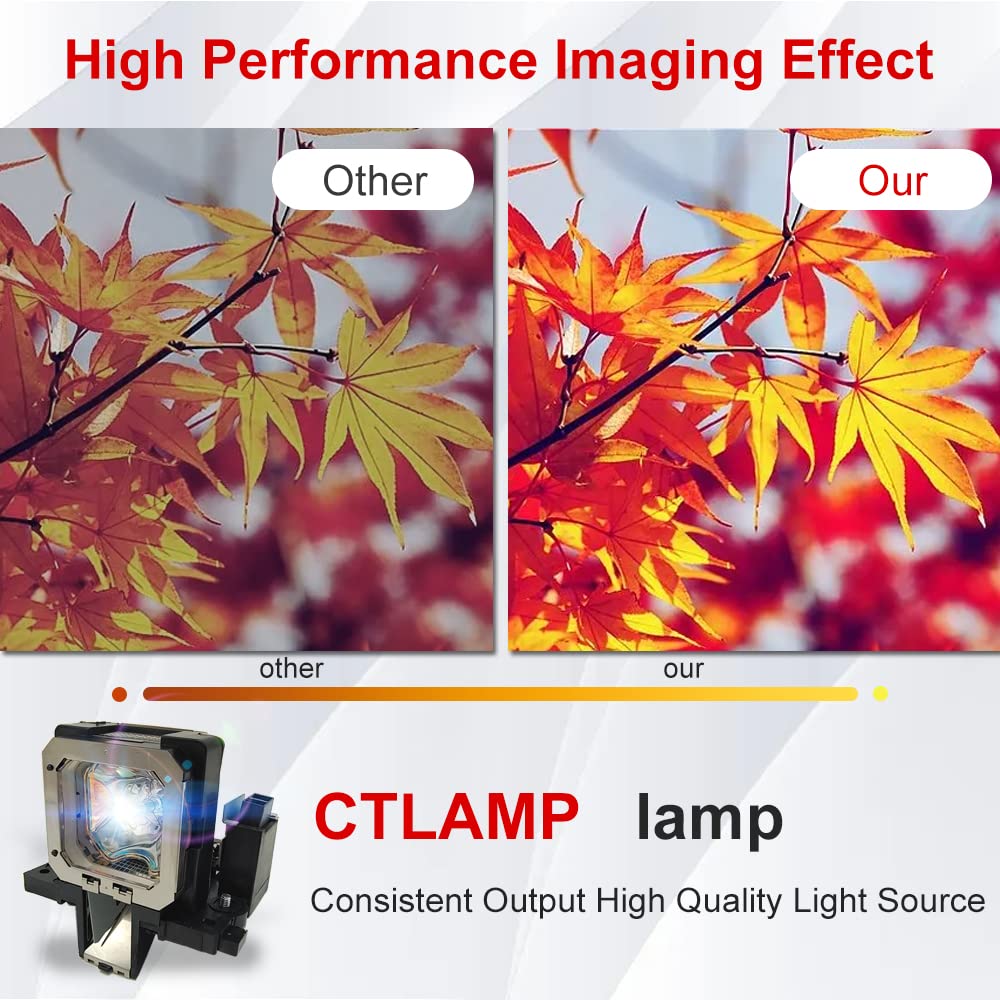 CTLAMP A+ Quality PK-L2312U / PK-L2312UP Replacement Projector Lamp Bulb with Housing Compatible with JVC DLA-RS46U DLA-RS4810 DLA-RS48U DLA-RS56U