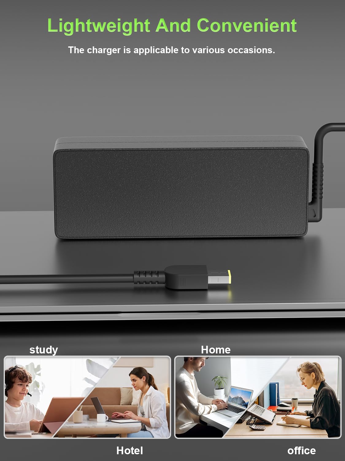 PowerPortnerLink 90W Charger Compatible with Lenovo ideacentre/ThinkCentre All-in-One Desktop, ThinkPad T460p T470p T540p Yoga 2 730 720 ideapad Flex
