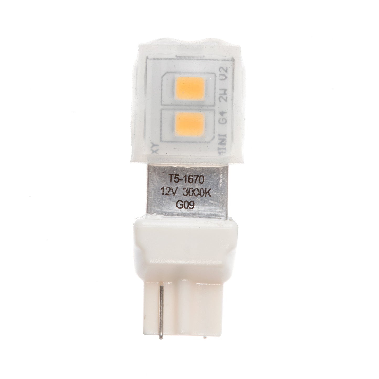 Newhouse Lighting T5 LED Bulb Halogen Replacement Lights, 1.6W (7W Equivalent), Wedge Base, 90 Lumens, 12V, 3000K
