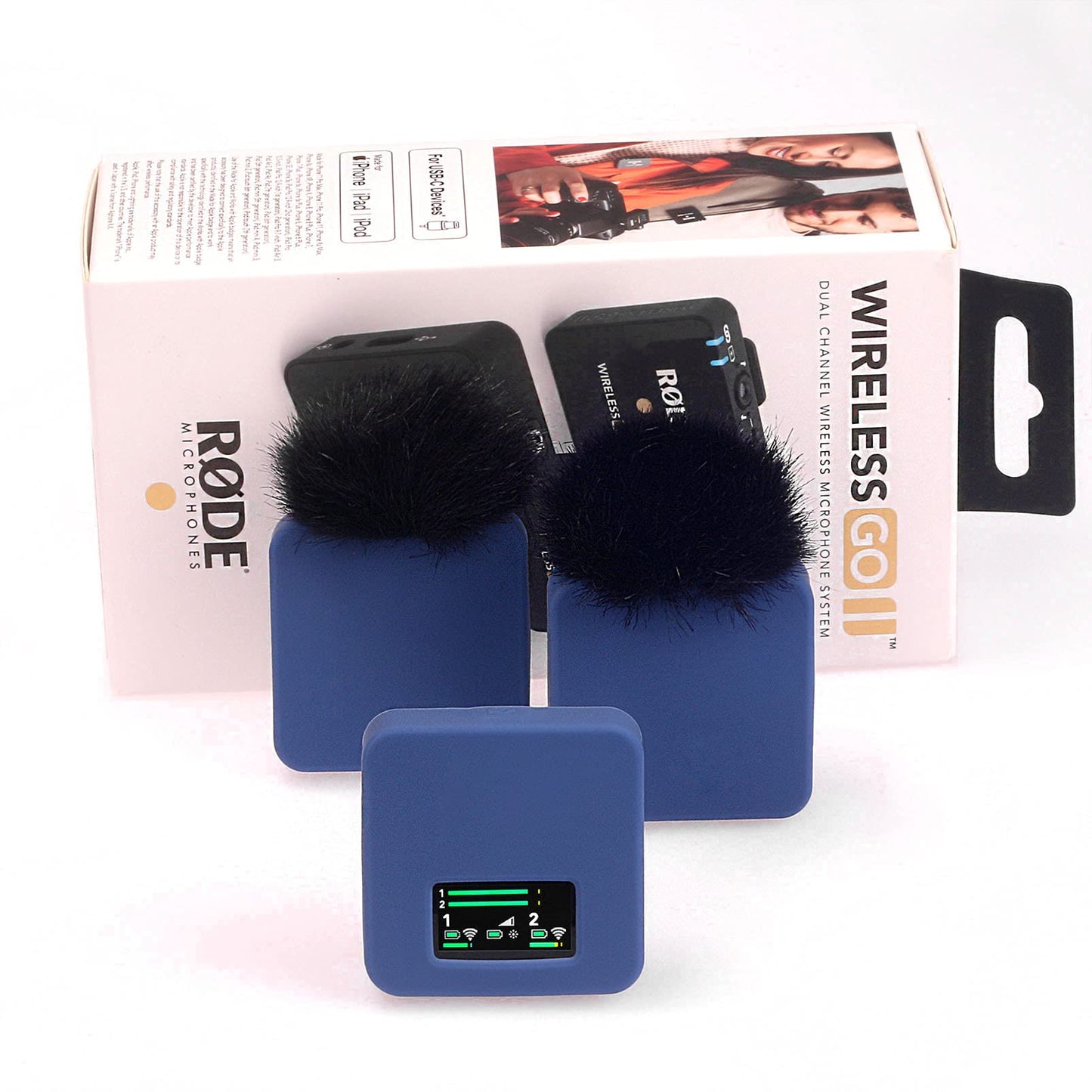 Silicone Case for Wireless Go II/Wireless GO 2 Wireless Microphone System, Compatible with Wireless Go I & Wireless Go II (Black)