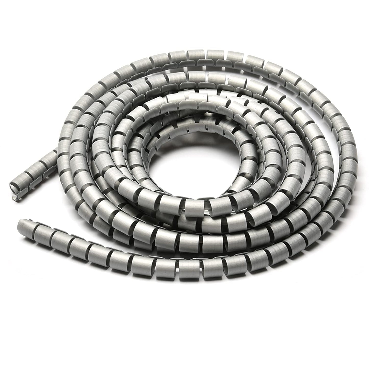 Othmro 9FT PE Spiral Cable Wraps 0.39-0.47in Dia Polyethylene Expandable Abrasion Protector Wire Sleeves Spiral Wire Wrap Tubes PC Manage Cables