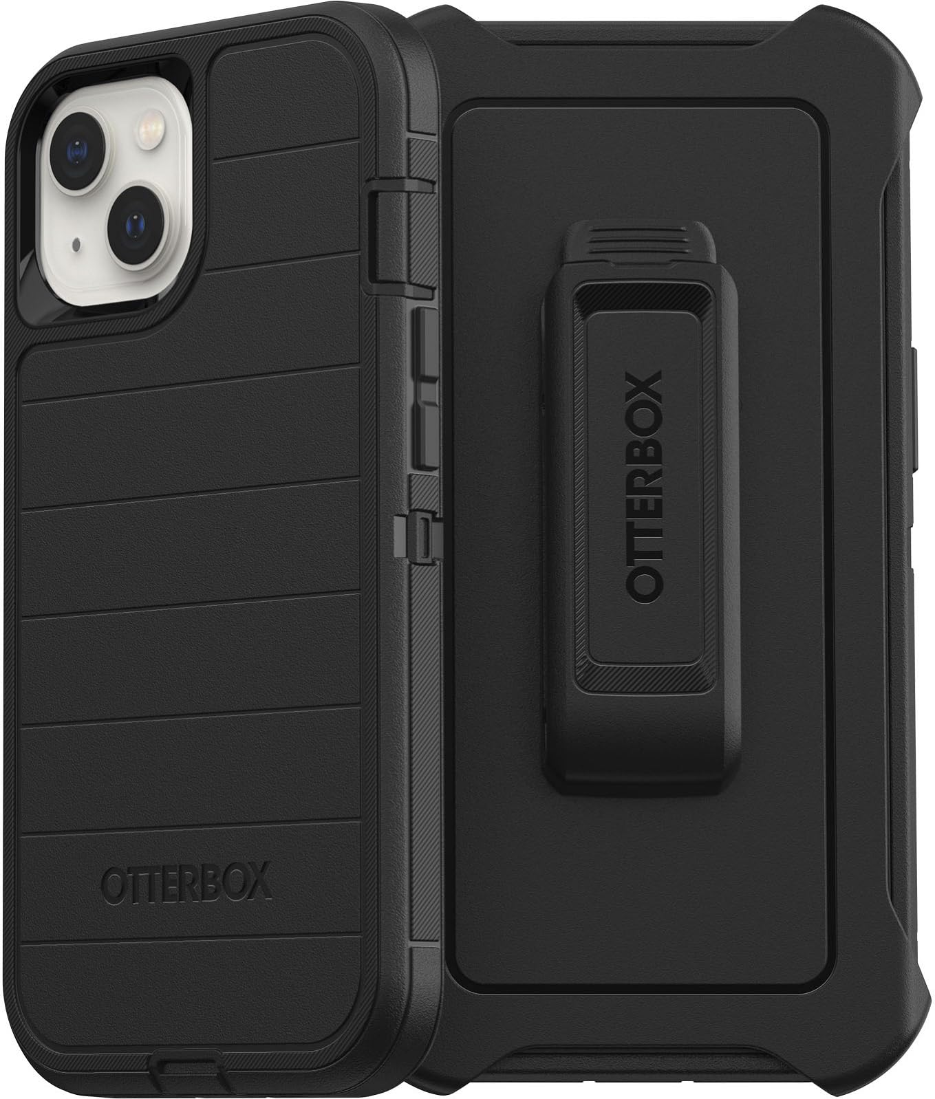 OtterBox Defender Pro Series Case & Holster for Apple iPhone 13 - Black