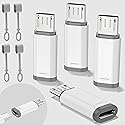 4-piece USB C to Micro adapter, supporting 18W fast charging and data transfer. The Micro to USB C adapter is suitable for Micro interface devices…