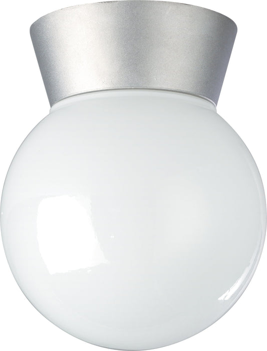 Nuvo Lighting SF77/152 Transitional One Light Flush Mount in Pwt, Nckl, B/S, Slvr. finish