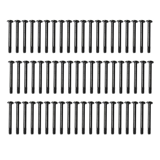 60pcs Fan Mounting Screw Radiator Water-Cooled Exhaust Fixing Black Long Screw(32x35mm)