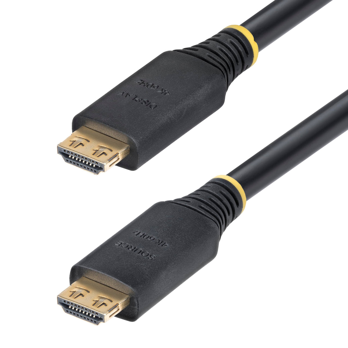 StarTech 35ft Active HDMI Cable with Gripping Connectors, 4K 60Hz