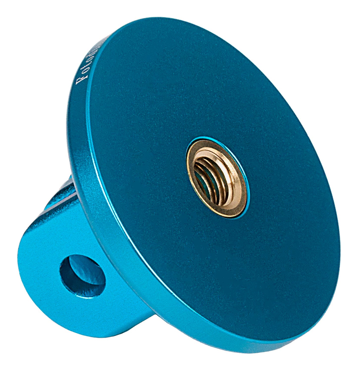 Fotodiox GoTough Blue Tripod Adapter Version 2 - Metal 1/4”-20 Tripod Adapter Compatible with GoPro HERO3, HERO3+, HERO4, HERO5, HERO6, HERO7 2-Prong