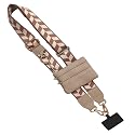 Czrqvyx Multi - Functional Cell Phone Lanyard Crossbody, Adjustable Phone Strap with Detachable Wristlet & Wallet, Universal Phone Lanyard for Easy