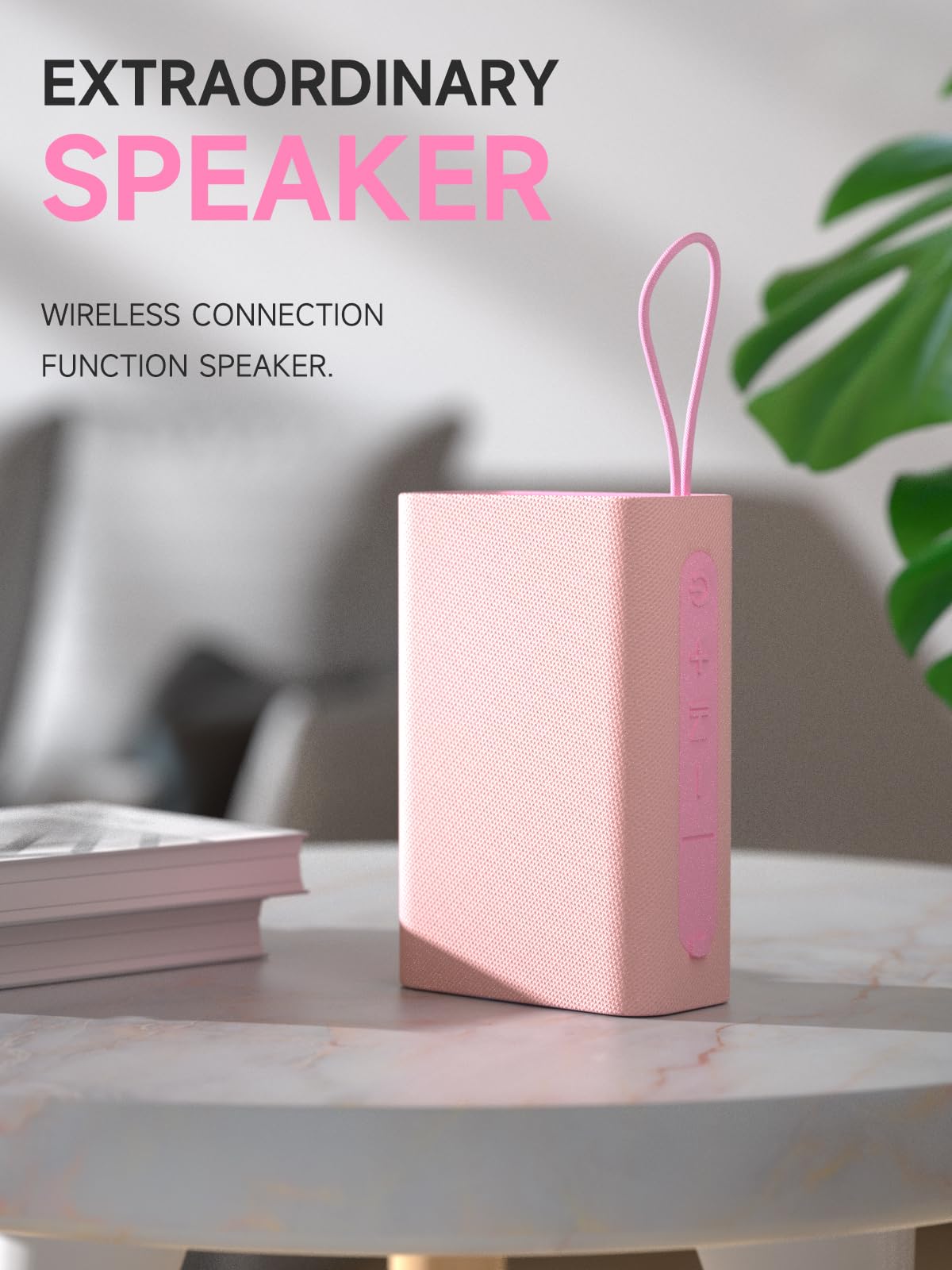 PEICHENG Speaker, Portable Wireless Bluetooth Speakers, Waterproof Loud Stereo Sound with RGB Lights TWS Paire Long Playtime for Home/Party/Outdoor