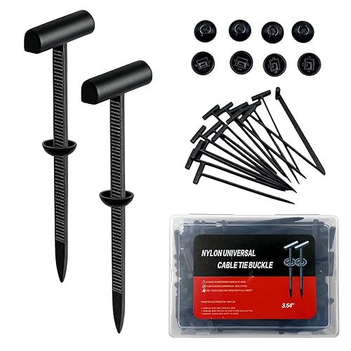 150Pcs Nylon Universal Cable Tie Buckle for Car, New Multifunctional Nylon Zip Ties,Heavy-Duty Self-Locking UV Resistant Cable Ties for Engine Bumper