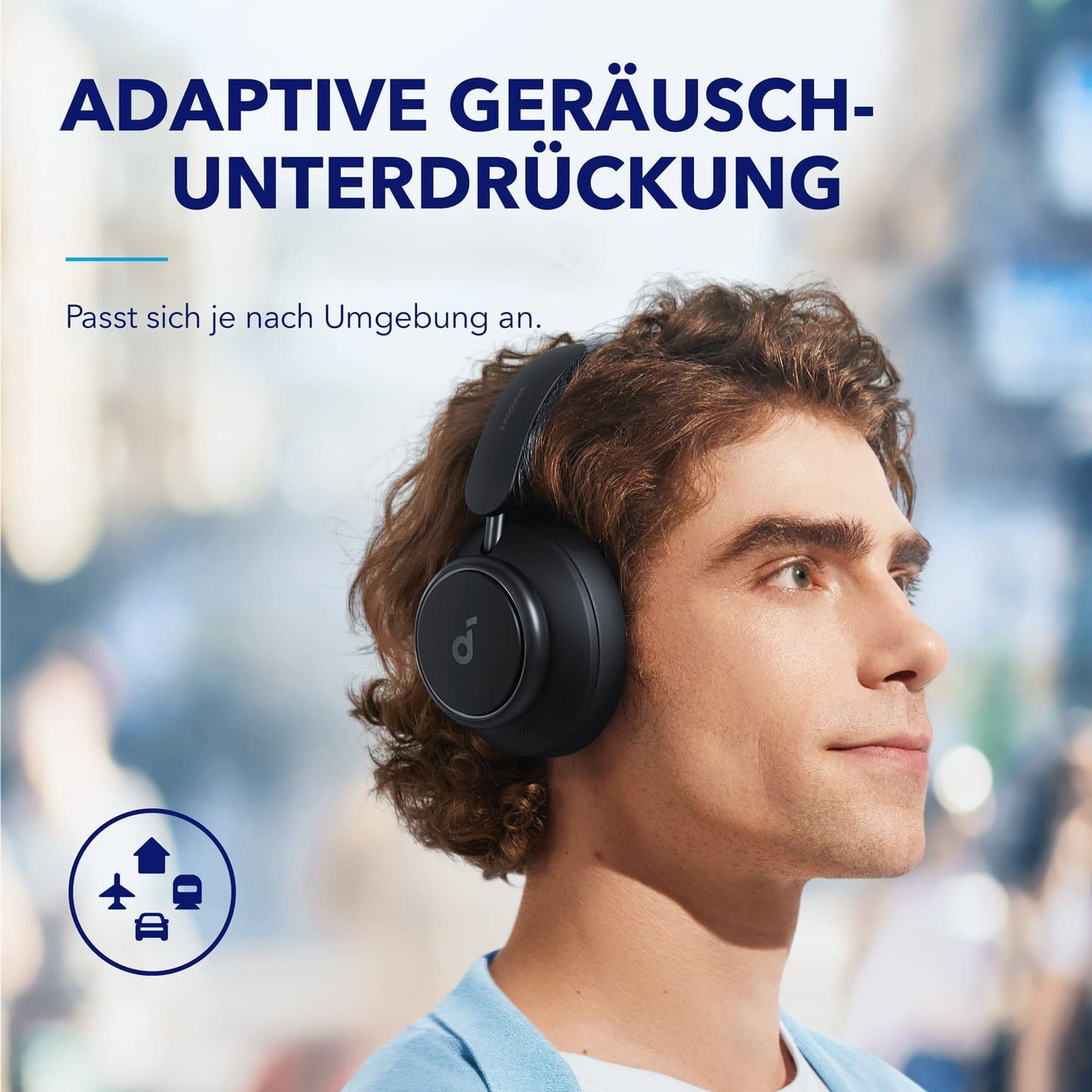 Soundcore by Anker Space Q45 Adaptive Active Noise Cancelling Headphones, Reduce Noise by Up to 98%, 50H Playtime, App Control, LDAC Hi-Res Wireless