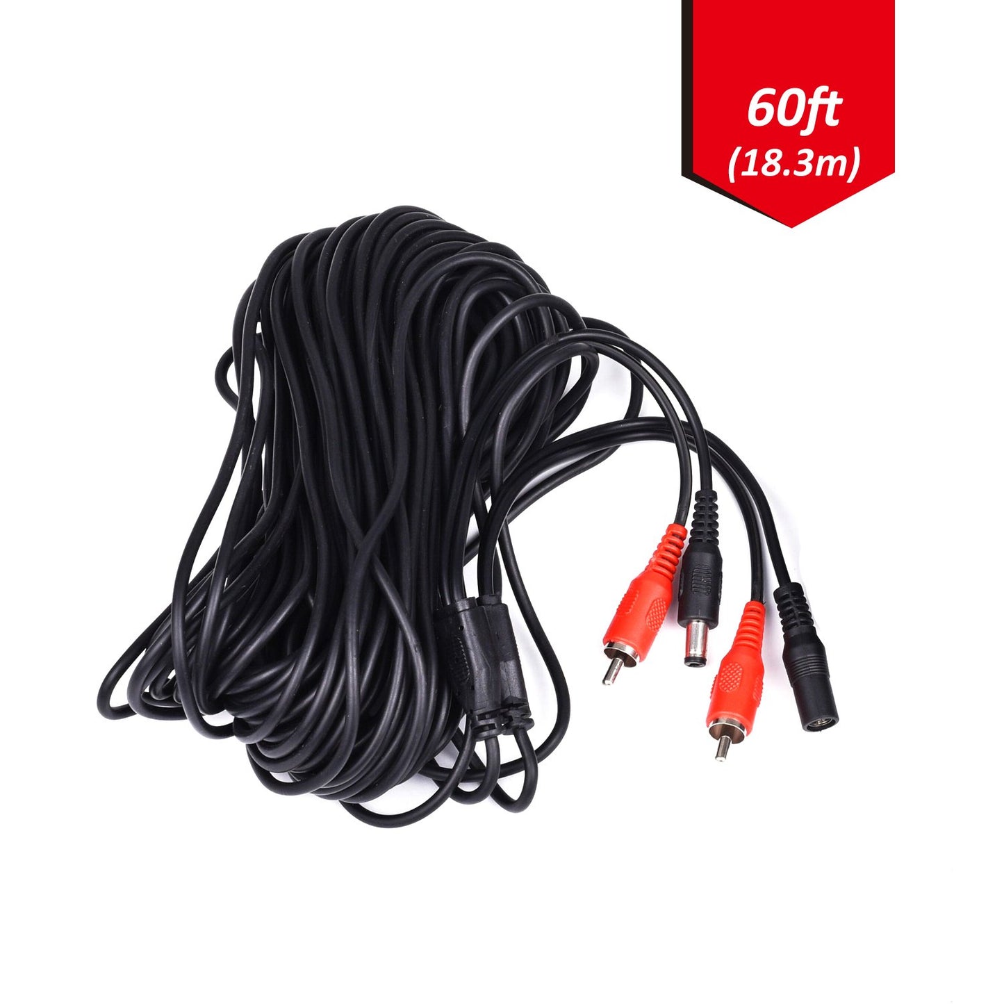 Tonton High Sensitive Weatherproof Preamp Microphone Audio Pickup Device Sound Voice Pickup Kit with 60 Feet Cable and Power Supply for CCTV