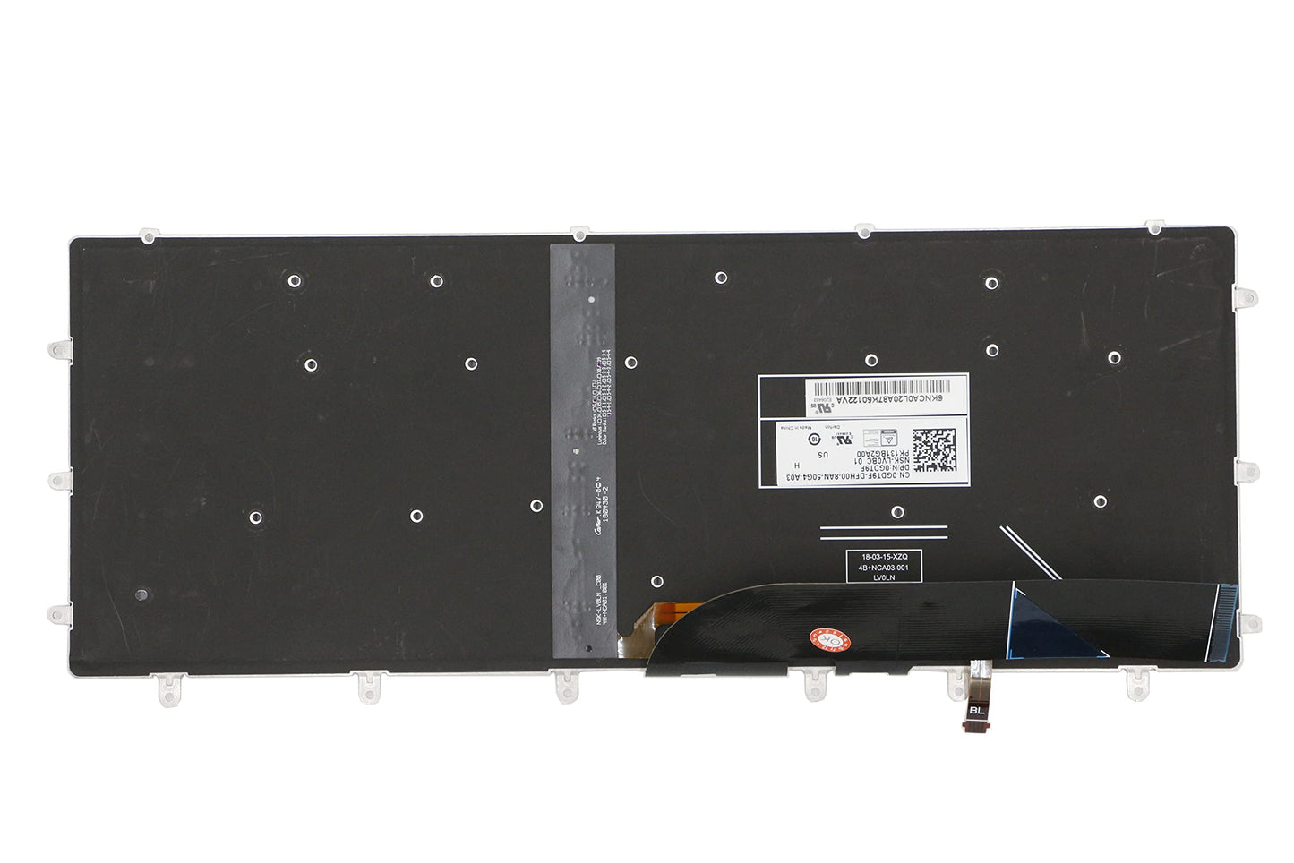 Replacement Keyboard for Dell XPS 15 9550 9560 9570, Precision 5510 5520 5530 5540 & inspiron 15 7558 7568 Laptop, Dell Precision 5510 Keyboard