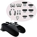 EASEGMER Metal Thumbsticks for Elite Series 2, 13 in 1 Replacement Magnetic Buttons Kit Includes Metal Mod 6 Swap Joystick, 4 Paddles, 2 D-Pads, 1