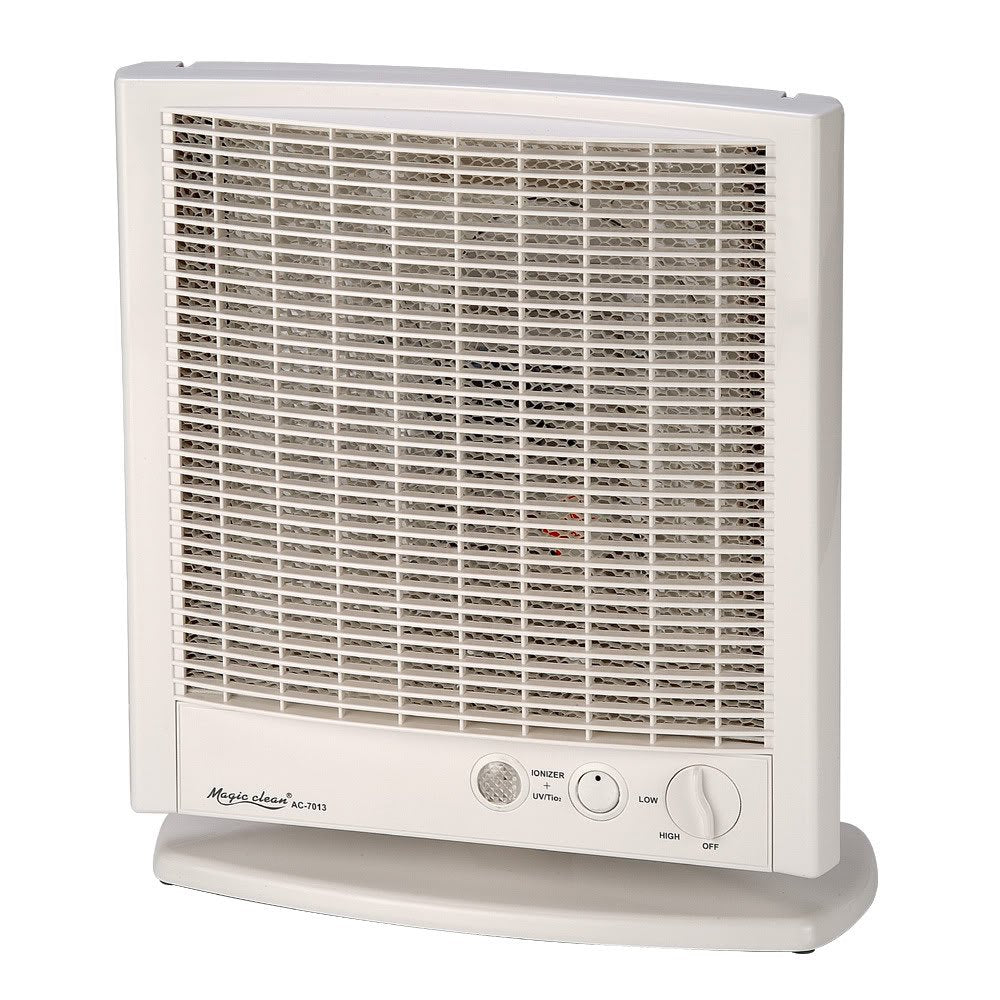 SUNPENTOWN MAGIC CLEAN AIR CLEANER WITH PHOTO-CATALYTIC OXIDATION DEVICE AND IONZIER, Black, L (AC-7013)