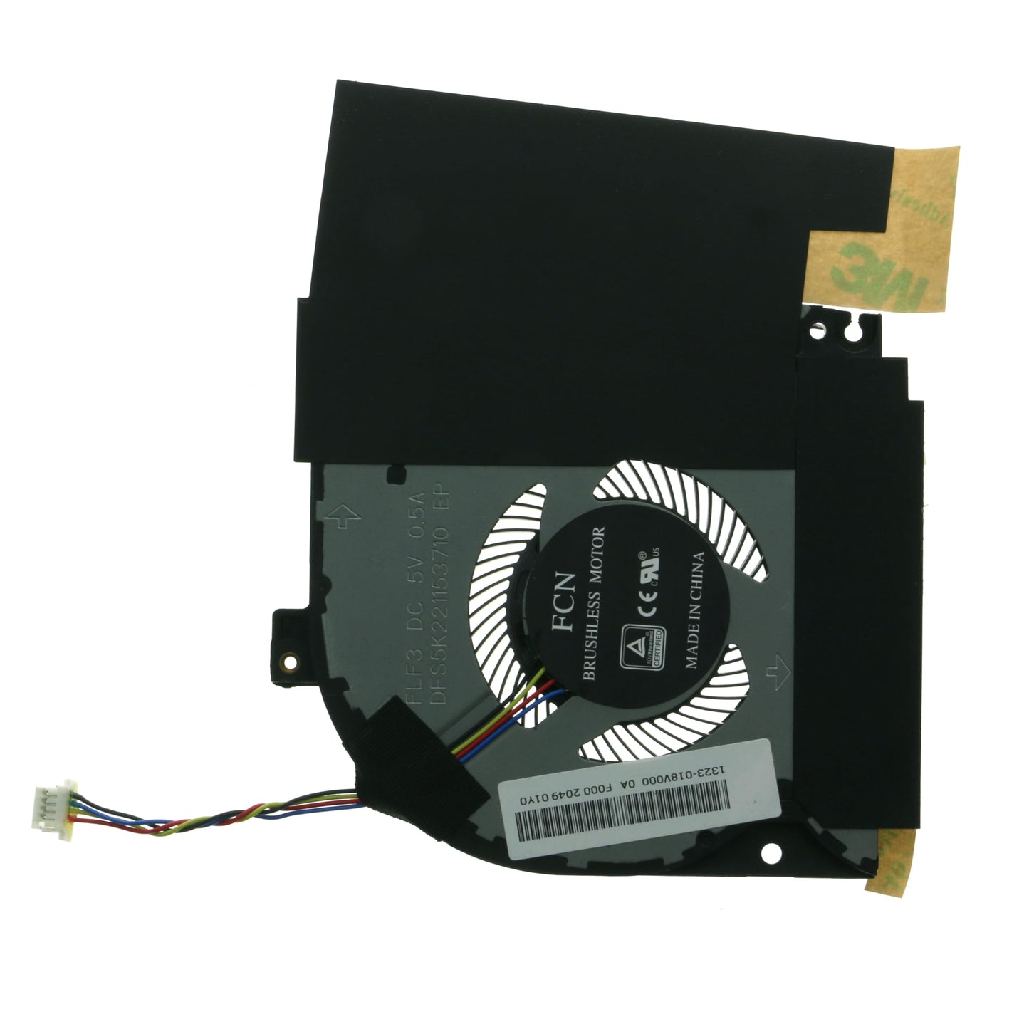 Replacement GPU Cooling Fan for Dell Alienware M15 R1 ALW15M 0PDMM0 PDMM0 DFS5K221153710 FLF3 5V 0.5A 1323-018V000