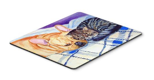 Caroline's Treasures 7257MP Cat Mouse Pad, Hot Pad or Trivet for Home Office Gaming Working Computers Laptop Mouse Mat,Washable Large Mousepad