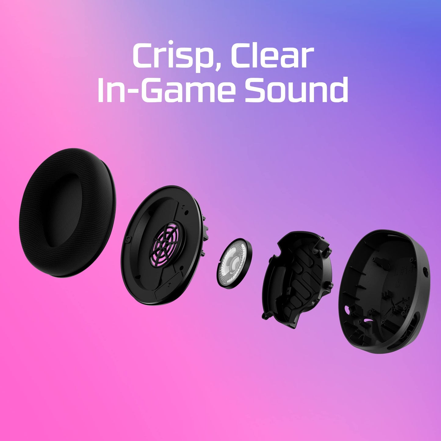 HyperX Cloud Stinger 2 Core - PC Gaming Headset, Lightweight Over-Ear Headset with mic, Swivel-to-Mute mic Function, DTS Headphone:X Spatial Audio