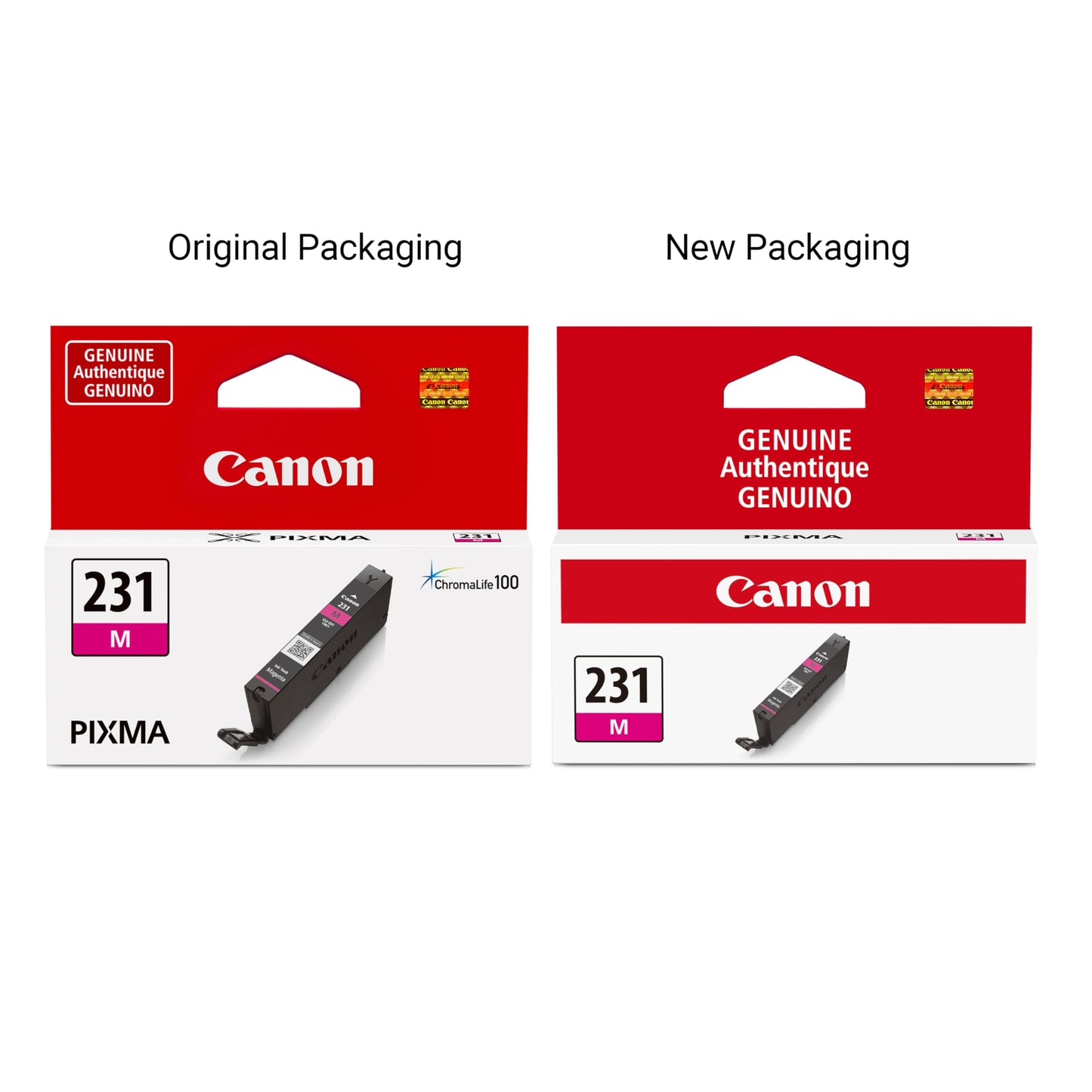 Canon CLI-231 Genuine Magenta Ink Tank, Compatible with PIXMA TS8820 Printers