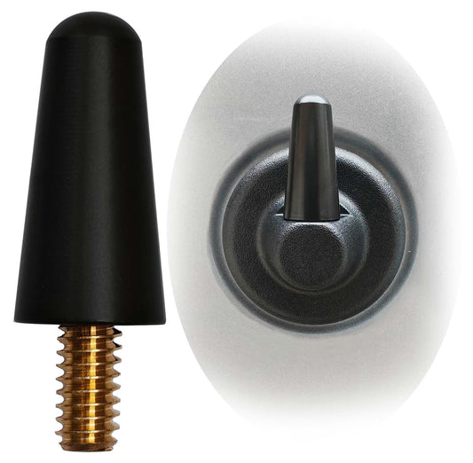 VAGMI 1.2 Inch Aluminum Antenna Compatible with Jeep Wrangler TJ Gladiator JK JKU JL JLU Rubicon Sahara Unlimited Sport (Mainly Used for Jeep Wrangler