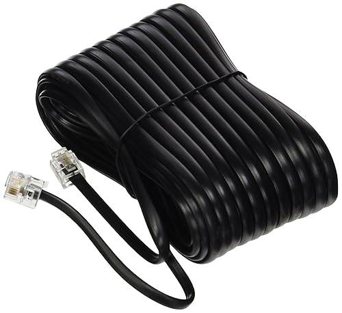 Trisonic 50 Feet Telephone Phone Extension Cord Cable Line Wire