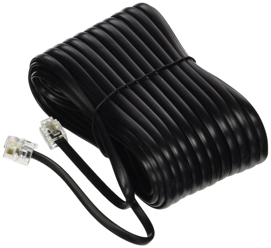 Trisonic 50 Feet Telephone Phone Extension Cord Cable Line Wire