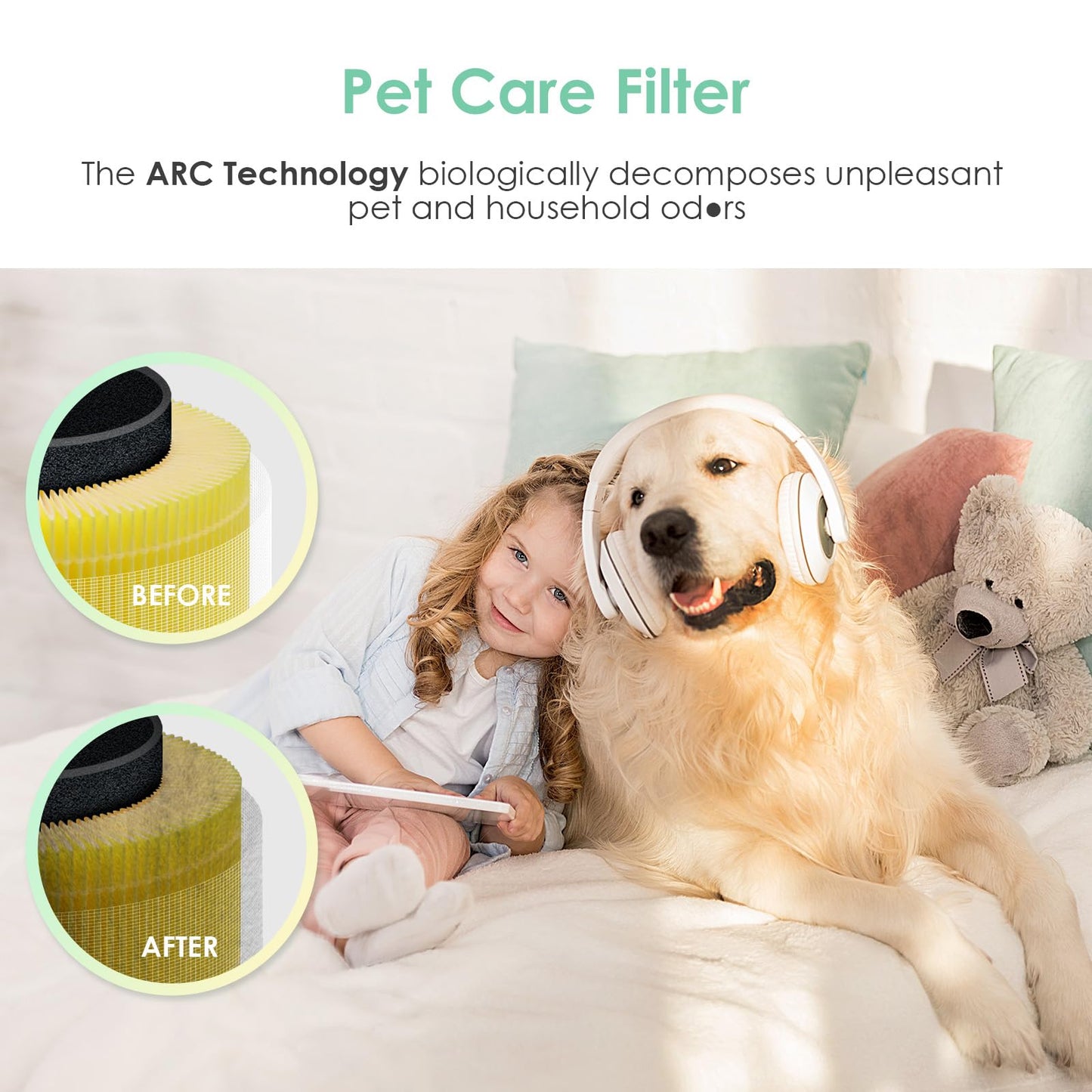 HSIAMEN Filter Compatible with Cool-Living CL-6070A Tredy TD-1300 & Beaba