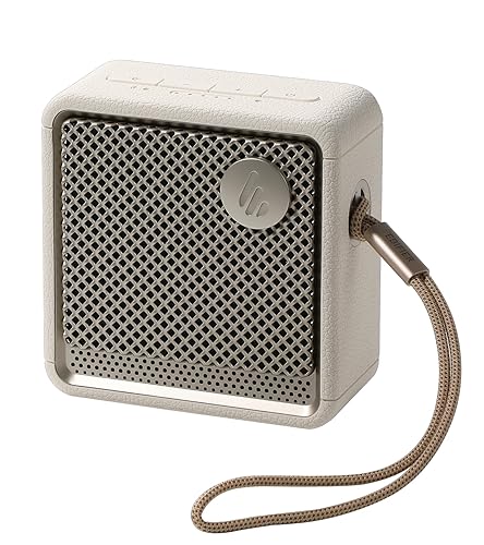Edifier ES20 Portable Bluetooth Speaker with IP67 Waterproof & Dustproof, 15 Hours Playtime, Wireless Connectivity for Home Office Outdoor - Ivory