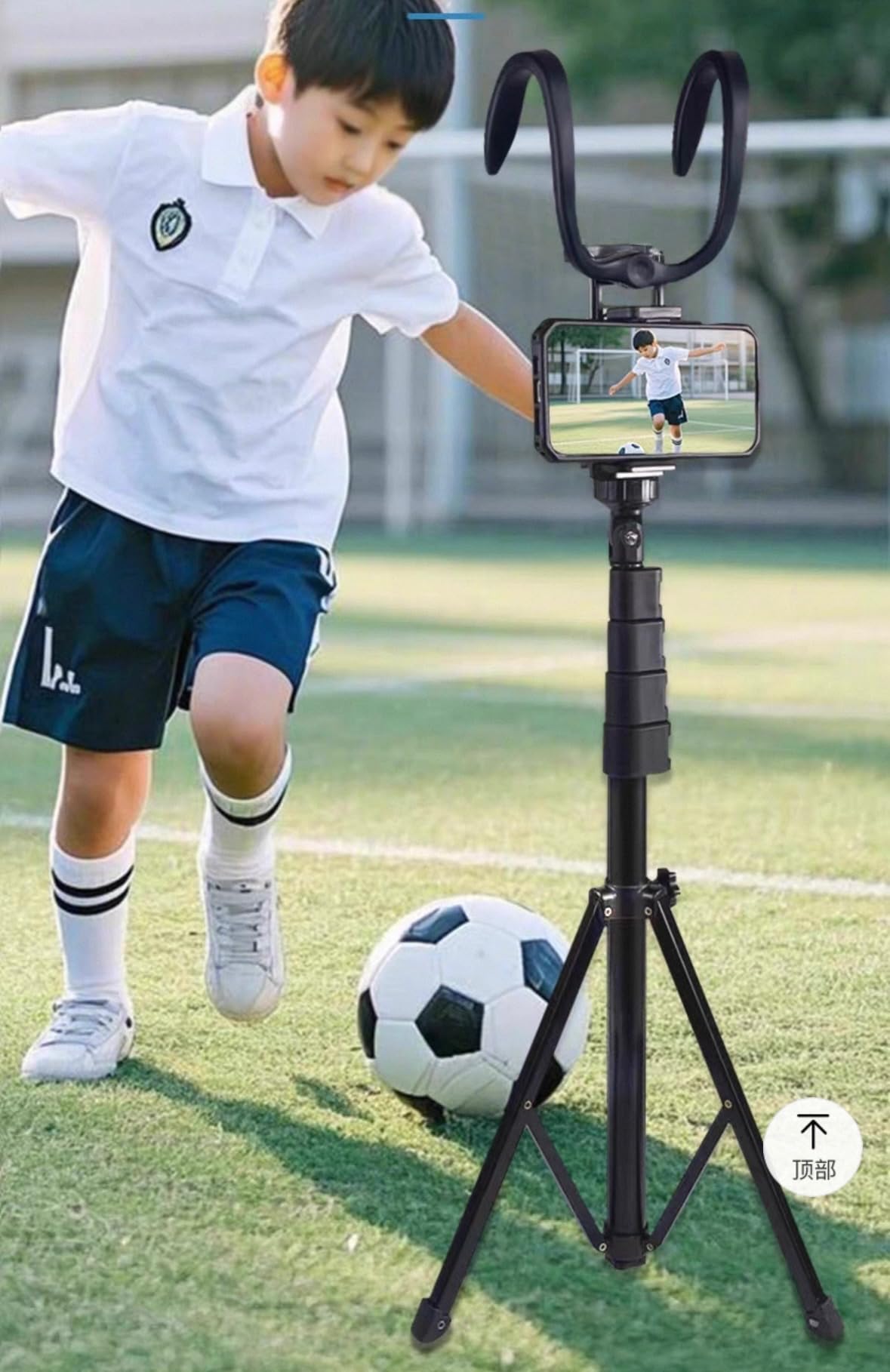 Tennis Pickleball Baseball & Content Creator Fence Mount - Compatible with Smartphones, Action Cameras for Sports, Adventure & Fun, Dual Pliable Hooks