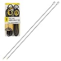SMARTSTRAPS Twisted Goat™ 3' Hang & Hold™ Ties, 2-Pack - Heavy-Duty Reusable Organizer with S-Hook & Tension Loop - Bendable Gear Tie for Garage, RV