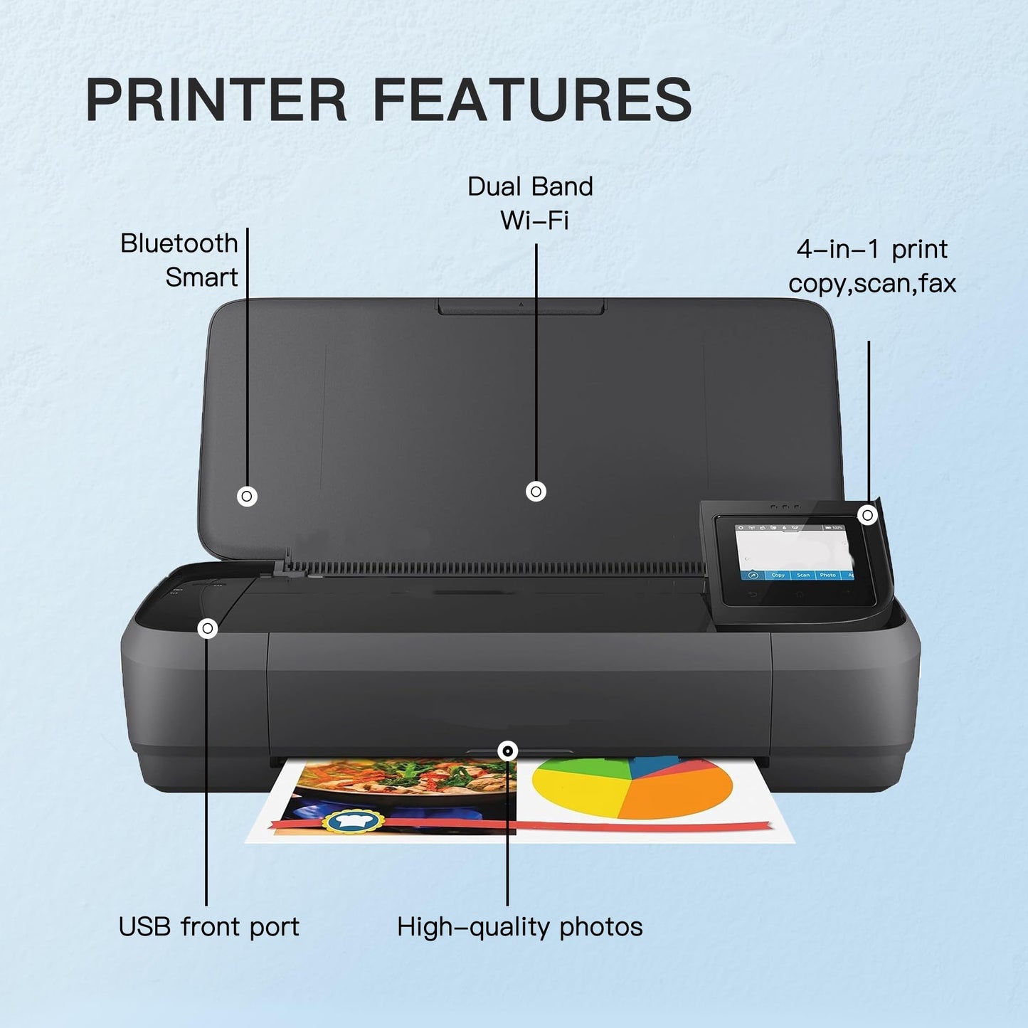 E-Z Ink Black 4331 Printer Durable Office Printer for High-Volume Document Output