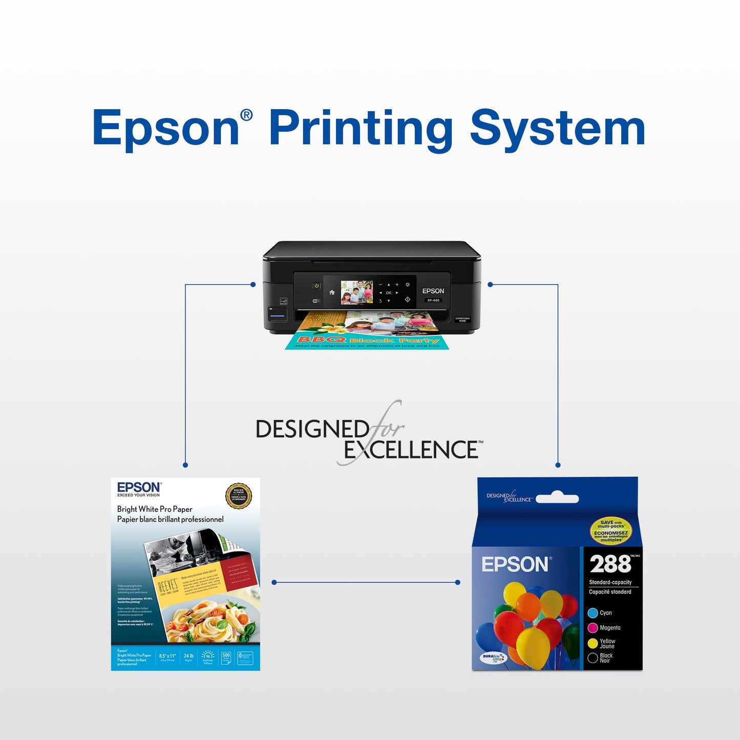 EPSON 288 DURABrite Ultra Ink High Capacity Magenta Cartridge (T288XL320-S) Works with Expression XP-330, 430, 434, 340, 440, 446