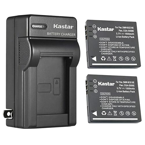 Kastar 2-Pack Battery and AC Wall Charger Replacement for Ricoh DB-70 Battery, Ricoh BJ-7 Charger, RICOH CX1, CX2, Caplio R6, Caplio R7, Caplio R8