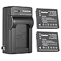 Kastar 2-Pack Battery and AC Wall Charger Replacement for Ricoh DB-70 Battery, Ricoh BJ-7 Charger, RICOH CX1, CX2, Caplio R6, Caplio R7, Caplio R8