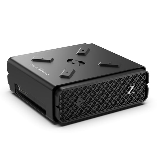 HumanCentric Dual VESA Sleeve Compatible with HP Z2 G9 Mini PC, VESA Mount Between a Monitor Arm and a Monitor, Under Desk or on a Wall, Z2 G9 Mini PC