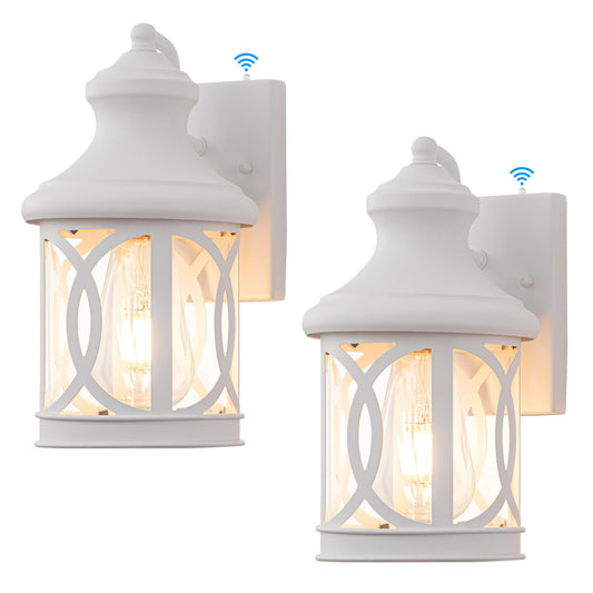 Laplusbelle Outdoor Wall Lights with Dusk to Dawn, Exterior Wall Lanterns Lighting Fixtures Porch Sconces Bronze Wall Mount Outdoor Lights