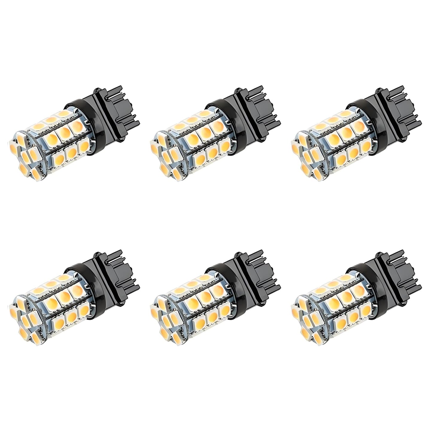 Makergroup S8 3156 Wege LED Bulbs, S-8 3156K Plastic Base Bulb, 4W Warm White 2700K-3000K, 12V Low Voltage for Outdoor Landscape Lighting Pathway