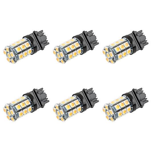 Makergroup S8 3156 Wege LED Bulbs, S-8 3156K Plastic Base Bulb, 4W Warm White 2700K-3000K, 12V Low Voltage for Outdoor Landscape Lighting Pathway