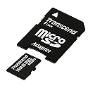 Transcend Information 16GB microSDHC Class 10 Memory Card with Adapter (TS16GUSDHC10E)