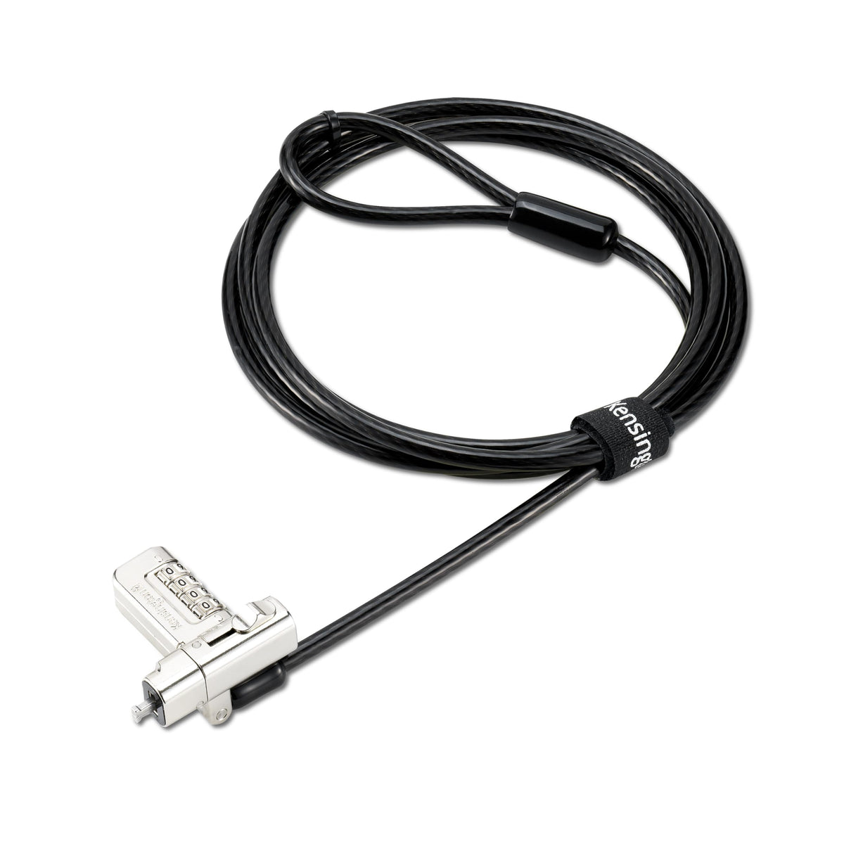 Kensington universal 3-in-1 2.0 combination laptop lock, fits T-bar, nano, N17, wedge-shaped lock types, 6-foot computer security locking cable