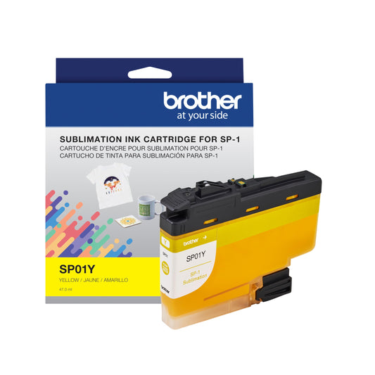 Brother SP01YS Sublimation Ink Cartridge, Yellow, Genuine