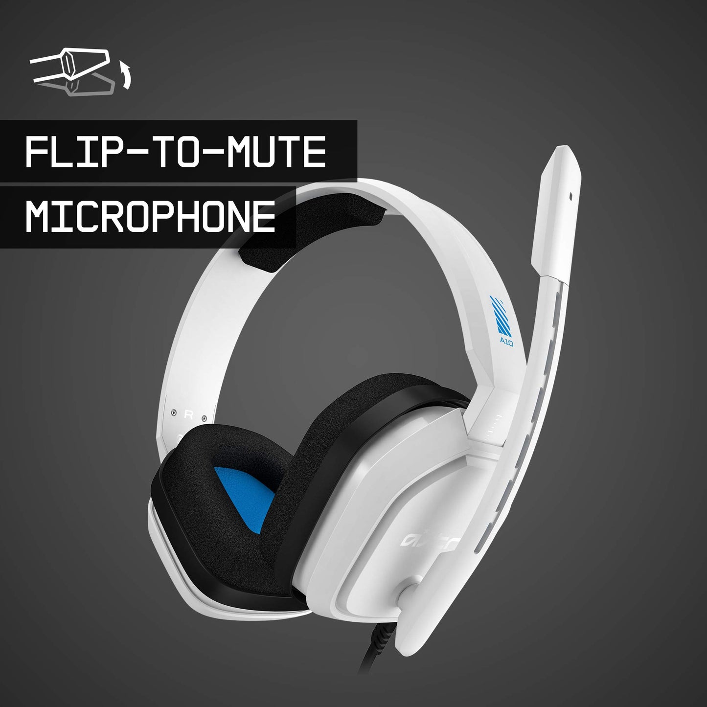 ASTRO Gaming A10 Wired Gaming Headset, Lightweight and Damage Resistant, ASTRO Audio, 3.5 mm Audio Jack, for Xbox Series X|S, Xbox One, PS5, PS4