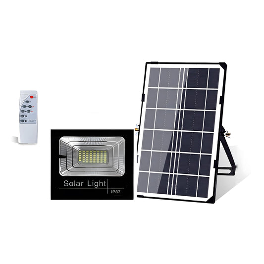 DuBom 30W to 800W 6000K Solar Flood Light Outdoor Remote, IP67 Waterproof Solar Power Security Light Auto On/Off, Dusk to Dawn for Yard, Gazebo, Shed
